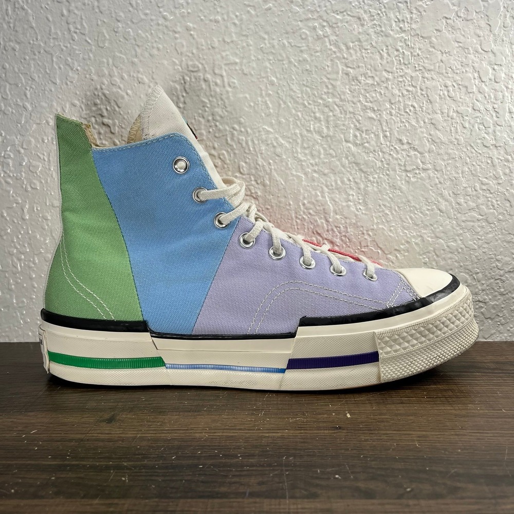 Converse Chuck 70 Plus High Pride Unisex Multicolor Shoes - M 10 - W 12